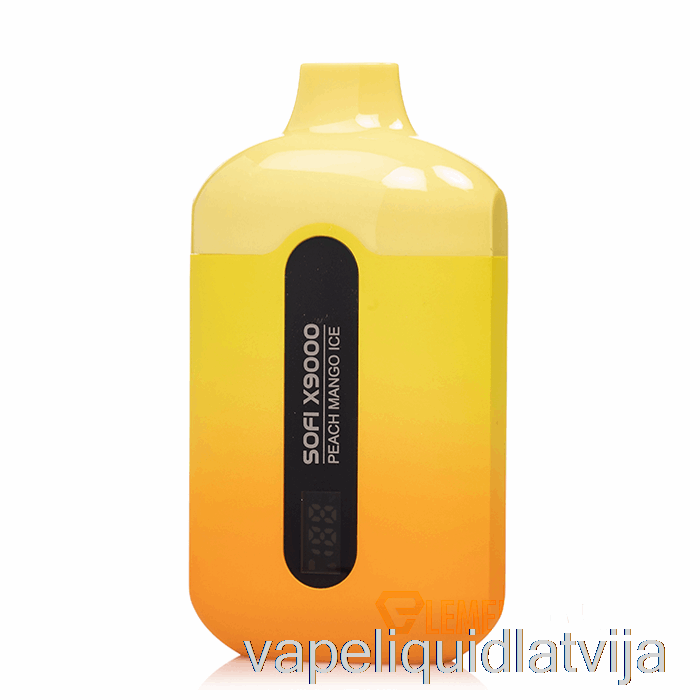 Sofi X9000 0% Nulles Nikotīna Viedais Vienreizējās Lietošanas Persiku Mango Ledus Vape šķidrums